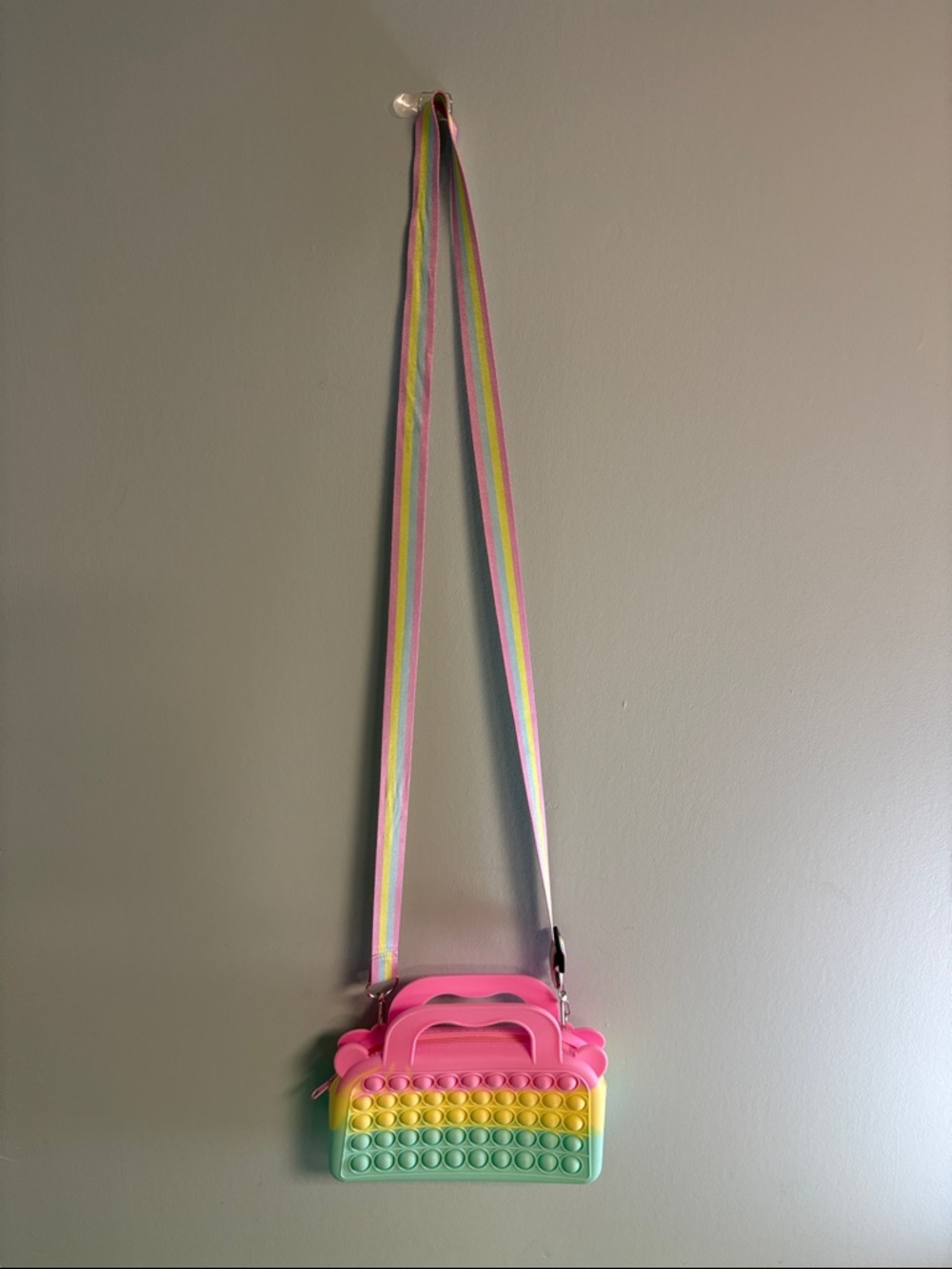 Pop It Pastel Rainbow Bear Ear Purse, Girl
Pop It Shoulder Bag, Girls Purse